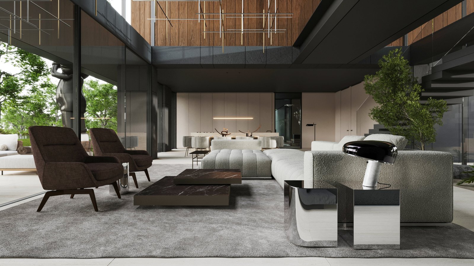 Paramount showcase living room interior